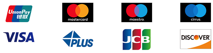 various credit cards